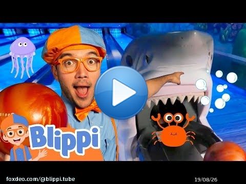 Blippi Rides Bumper Cars and Goes Bowling UNDERWATER! - Blippi | Educational Videos for Kids
