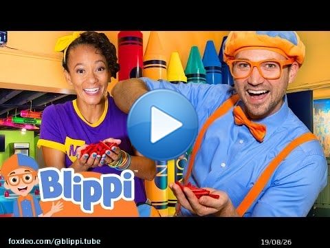 Blippi and Meekah get Creative! Lucky Art Crayonolgy - Blippi | Educational Videos for Kids