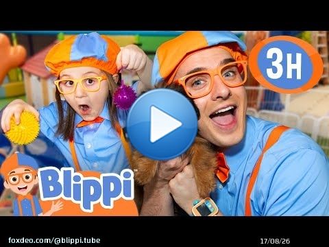 Blippi's Puppy Playdate Adventure with Layla and Myka | Blippi's Ultimate Playdate | Videos for Kids