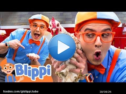 What Farm Animals Will Blippi Find at Adventure City? \ud83d\udc13 - Blippi | Educational Videos for Kids