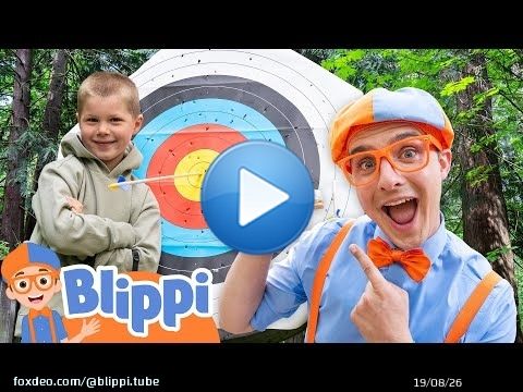 Blippi&rsquo;s High Ropes Course Obstacle Challenge! \ud83c\udfd5\ufe0f - Blippi | Outdoor Playground Treetop Adventure
