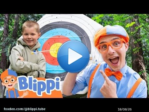 Blippi&rsquo;s High Ropes Course Obstacle Challenge! \ud83c\udfd5\ufe0f - Blippi | Outdoor Playground Treetop Adventure
