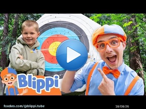 Blippi&rsquo;s High Ropes Course Obstacle Challenge! \ud83c\udfd5\ufe0f - Blippi | Outdoor Playground Treetop Adventure