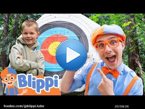 Blippi&rsquo;s High Ropes Course Obstacle Challenge! \ud83c\udfd5\ufe0f - Blippi | Outdoor Playground Treetop Adventure