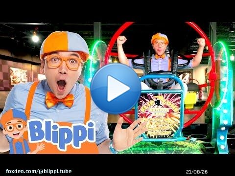 Blippi Goes Full Speed at Fun Mountain Theme Park! Races, Bumps & Climbs! | Videos for Kids