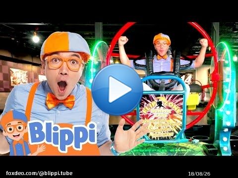 Blippi Goes Full Speed at Fun Mountain Theme Park! Races, Bumps & Climbs! | Videos for Kids
