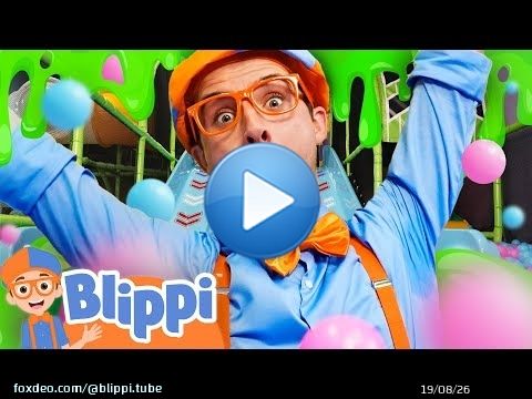 How Did Slime Get in the Indoor Playground? | Explore Colors + Play with Slime! | Educational Videos