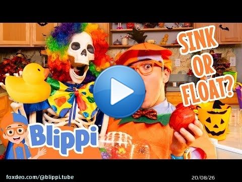 \ud83c\udf6d Can Blippi & Sammy Survive the Candy Floor is Lava? \ud83c\udf83 Sink or Float Halloween Fun!