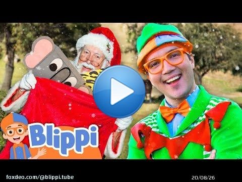 Blippi Helps Santa Deliver Presents at the Zoo!