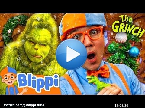 The Grinch & Blippi Save Christmas\ud83c\udf84