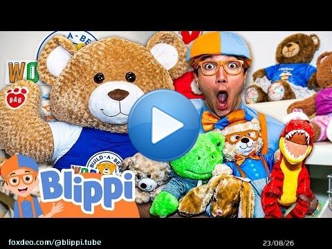 Blippi Makes a Build-A-Bear Friend \ud83e\uddf8\u2728