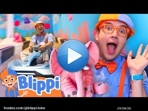 Blippi’s Big Vroomtown Adventure with Mr. Elephant! \ud83d\ude97\ud83d\udc18