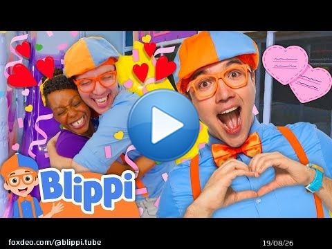 Blippi and Meekah’s Sweet Valentine’s Day at Candyland! \ud83c\udf6d