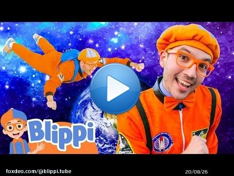 Blippi’s Sci-Fi Galactic Odyssey Beyond the Moon and Into the Stars \ud83d\ude80