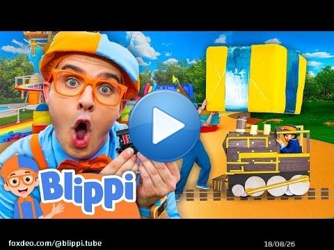 Blippi's Train Mystery Box Challenge \ud83d\ude82