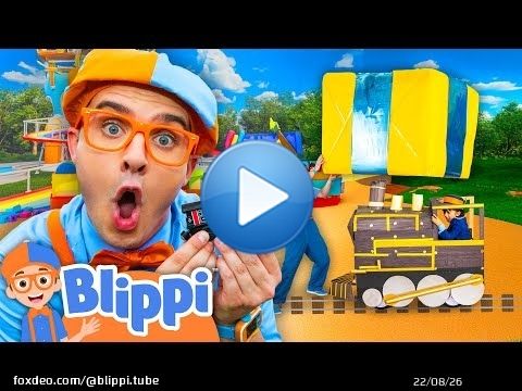 Blippi's Train Mystery Box Challenge \ud83d\ude82