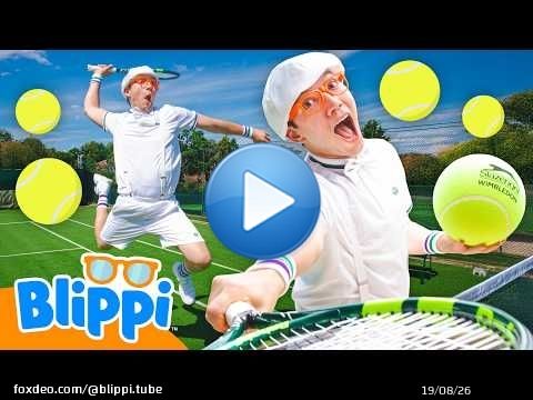 Blippi Explores Wimbledon Tennis Courts! \ud83c\udfbe