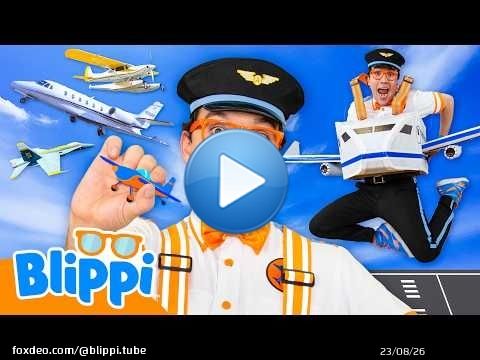 Le défi avion de Blippi et l'école de pilotage ! \ud83d\udeeb