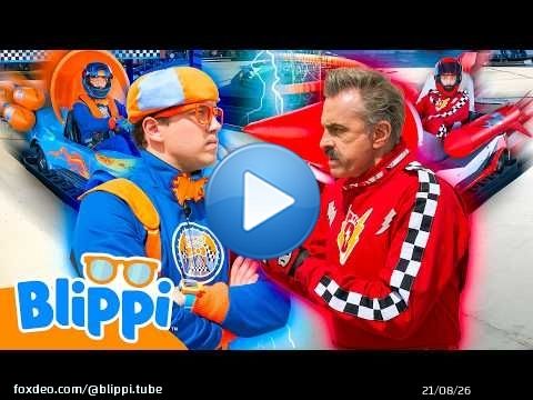La course de véhicules super rigolote de Blippi ! \ud83c\udfce\ufe0f