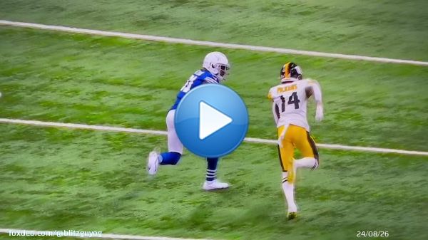 Pickens with an amazing catch!  #Steelers #NFL