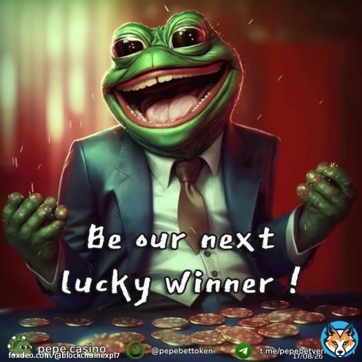 No doubt it's @pepebettoken casino:  !