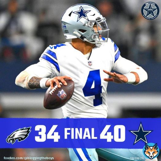 THE DALLAS COWBOYS DEFEATED THE PHILADELPHIA EAGLES ON CHRISTMAS EVE!!!!