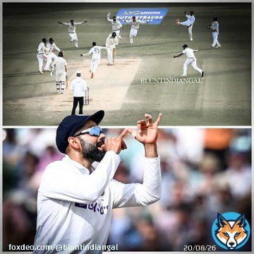 One year of the HISTORIC Test win! India won a match after 50 years vs England at Oval. “The London has fallen directed by Captain Virat Kohli'