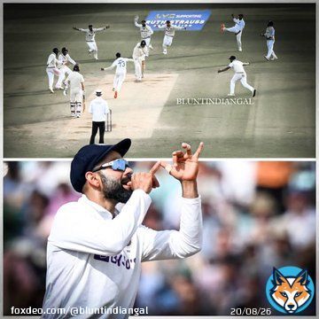 One year of the HISTORIC Test win! India won a match after 50 years vs England at Oval. “The London has fallen directed by Captain Virat Kohli'