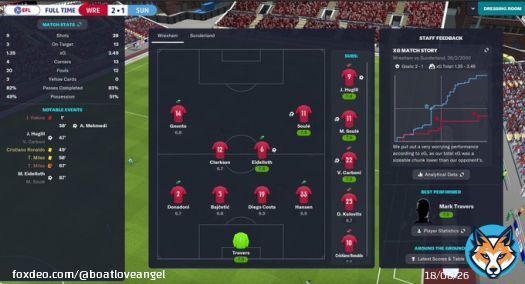 เหลือเก้าคน โดนใบแดงตั้งแต่นาทีแรก พลิกชนะเฉย มันสะใจมากๆ wrexham กู #FM2023