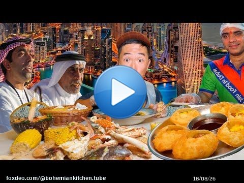 tourn&eacute;e massive de cuisine de rue indienne &agrave; Duba&iuml; \ud83c\udde6\ud83c\uddea cuisine indienne authentique + march&eacute; nocturne