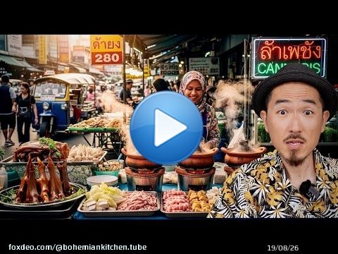 Visite de la cuisine de rue tha&iuml;landaise halal &agrave; Bangkok, la Tha&iuml;lande incroyable !!