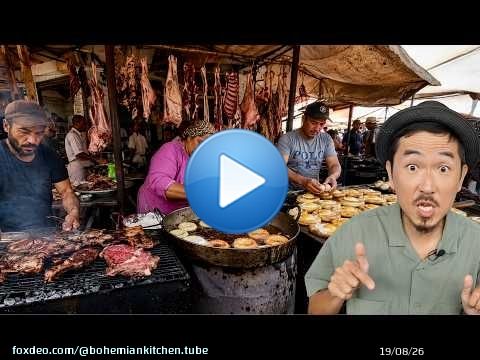 Manger pour moins d'un euro au marché le plus animé du Maroc !