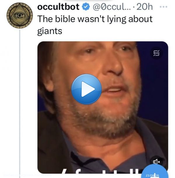 The bible is VERY clear about giants being quite real parts of our past. The secular world and the church teaming up to allow this to become mythological is awful. There are apocrypha with some actual validity to fill in the blanks... not alien nonsense.