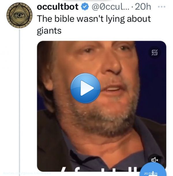 The bible is VERY clear about giants being quite real parts of our past. The secular world and the church teaming up to allow this to become mythological is awful. There are apocrypha with some actual validity to fill in the blanks... not alien nonsense.