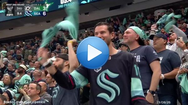 Seattle is ROCKIN as the Kraken are seconds away from winning Game 6
