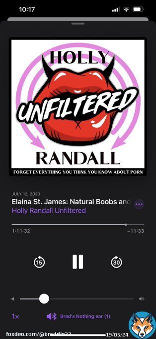 Really have to say I enjoyed this weeks episode of @hollyrandall podcast. It’s features @Elaina_StJames and I love her story which I have to@say is a really enjoyable one. She’s definitely killing it and it shows that you should never doubt yourself. I will no longer doubt myself