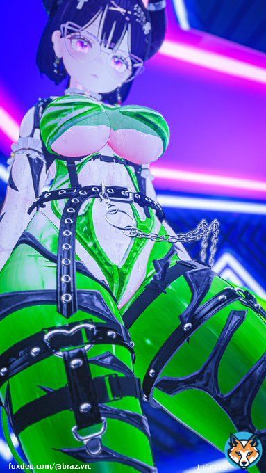 I love so much the neon styles   #VRChat