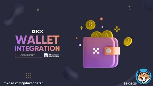 With the successful integration of @okxweb3 wallet into @brcbooster, we have set sail on an exhilarating voyage, brimming with unforeseen opportunities in #BRC20 ecosystem.   Get ready to level up, game's on!  #bitcoin $BRBT #brc20dex #brc20launchpadad #brc20staking #BRC20IDO