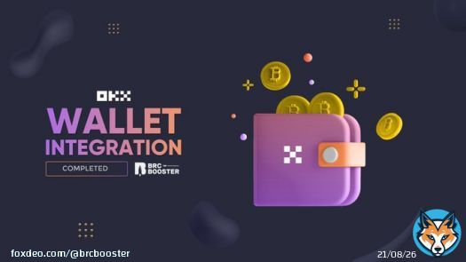 With the successful integration of @okxweb3 wallet into @brcbooster, we have set sail on an exhilarating voyage, brimming with unforeseen opportunities in #BRC20 ecosystem.   Get ready to level up, game's on!  #bitcoin $BRBT #brc20dex #brc20launchpadad #brc20staking #BRC20IDO