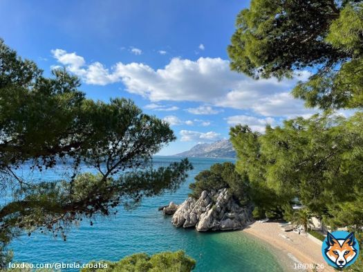 From #Brela with  #Croatia #brelative #Podraće beach right now #BrelaCroatia #Kroatien @Croatia_hr