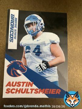 Got my BSU Football trading card packs today! My favorite #64 Austin Schultsmeier @ASchultsmeier @BroncoSportsFB  #BleedBlue #boisestatefootball #boise #boiserealestate