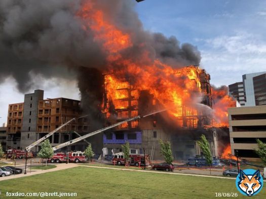 This was sent to me. It&rsquo;s as clear a view as I&rsquo;ve seen of the 5-alarm fire in SouthPark..