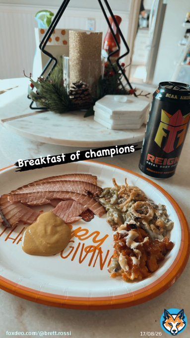 Breakfast of champions!!