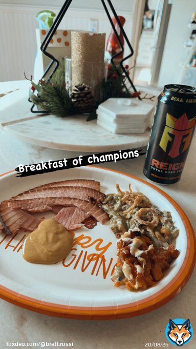 Breakfast of champions!!