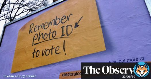 Chaos could hit English local elections because of &lsquo;too strict&rsquo; photo ID for voters ⁦@SydesJokes⁩ #PhotoID #ToryCorruption