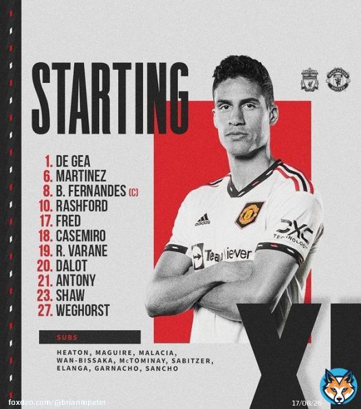 Man United wearing white vs Liverpool so that they can think its Real Madrid again .With Casemiro and Varane #LIVMUN