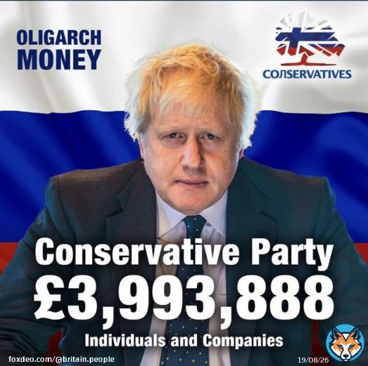 SERIOUS Questions   BORIS JOHNSON  Is Boris Johnson a traitor?   Did Russia fund the Brexit leave campaign?   Was the former PM aware of their funding?   Has Putin Russia at any time funded the Conservative Party?   #BrexitBrokeBritain #ToryCorruptio