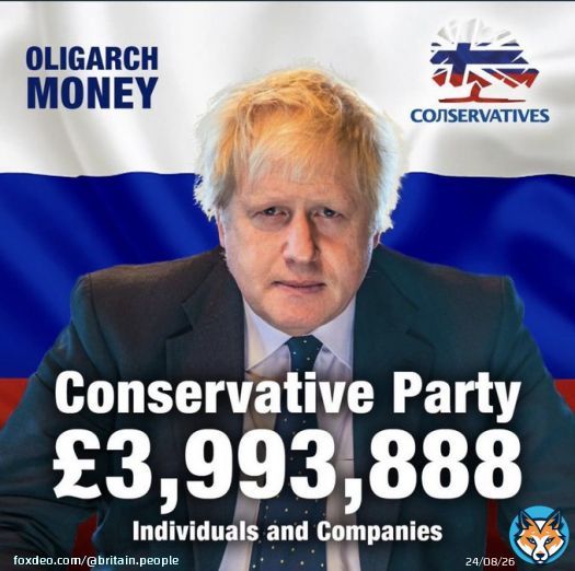 SERIOUS Questions   BORIS JOHNSON  Is Boris Johnson a traitor?   Did Russia fund the Brexit leave campaign?   Was the former PM aware of their funding?   Has Putin Russia at any time funded the Conservative Party?   #BrexitBrokeBritain #ToryCorruptio