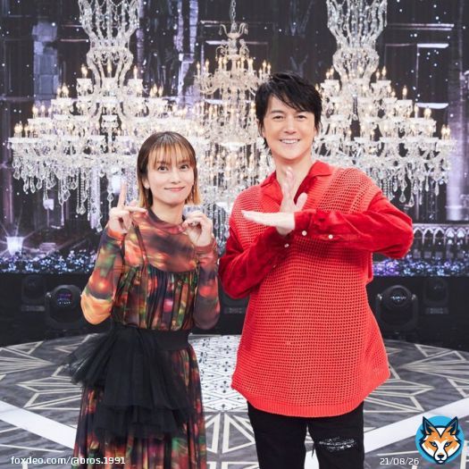 コウさんの深い歌声に酔いしれてください。福    @fns_kayousai @ko_shibasaki  #FNS歌謡祭  #KOH⁺  #ヒトツボシ #最愛 #福山雅治 #柴咲コウ  #BROS1991