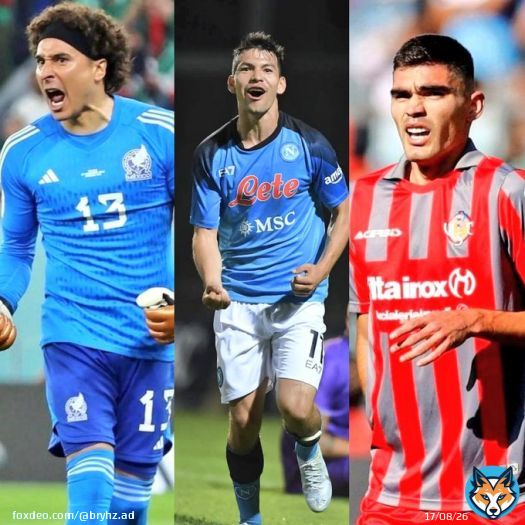 Primera vez en la HISTORIA: Qu&eacute; 3 mexicanos jugar&aacute;n en el Calcio Italiano   \u279cGuillermo Ochoa: Salernitana  \u279cHirving Lozano: Napoli  \u279cJohan V&aacute;squez: Cremonese
